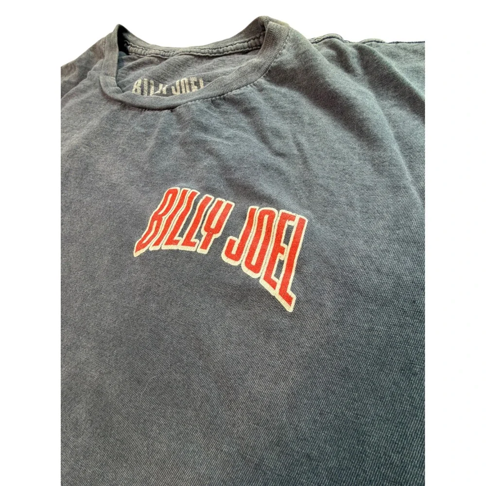 Billy Joel Arlington TX Globe Life Park 2019 Concert Tour Shirt Mens 2X Navy - Picture 3 of 4